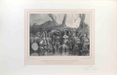 L'Ennemi Ne Se Doute Pas Que - Lithograph by Auguste Raffet - 1830s
