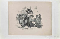 Les Jeans-Jeans - Lithograph by  Auguste Raffet - 1850