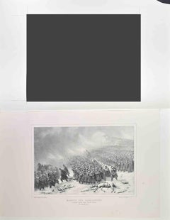 Marche Sur Constantine - Lithograph by Auguste Raffet - 1837