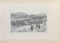 Marche Sur Constantine - Lithograph by Auguste Raffet - 1837
