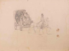Ô Hussard ! Tes pièges Sont Connus - Lithograph by Auguste Raffet - 1830s