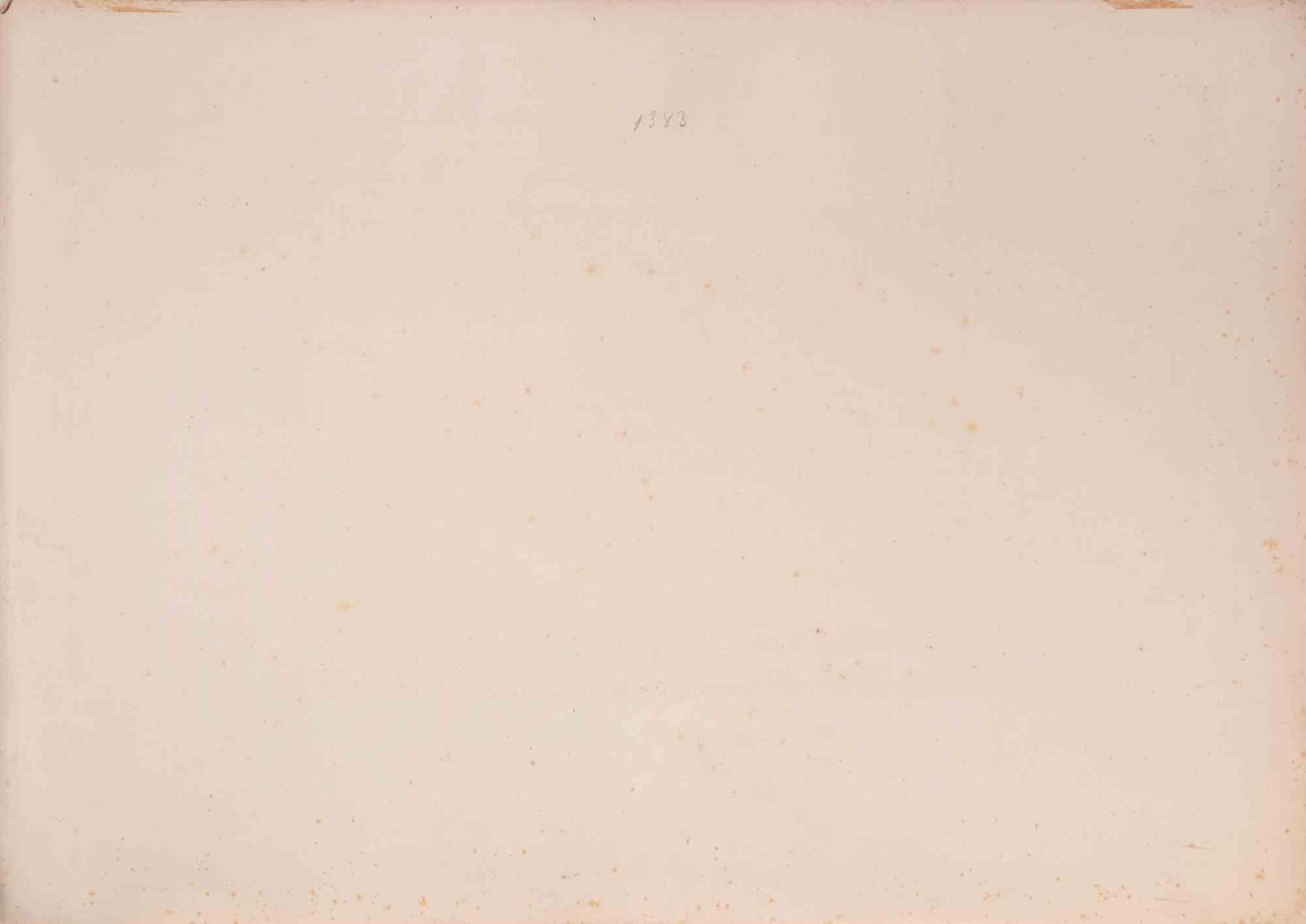 Oriental Women at the Fountain - Lithograph by Auguste Raffet - 1830s For Sale 1