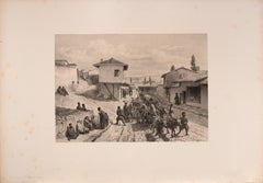 Quartier de Bakhchysarai - Lithograph by Auguste Raffet - 1841