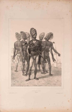 Recruteurs Turcs (Bashi-bazouks) - Lithographie d'Auguste Raffet - 1857