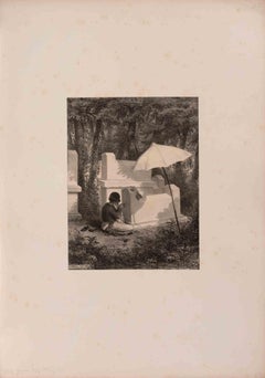 Scena da "Crimée" - Litografia di Auguste Raffet - 1840