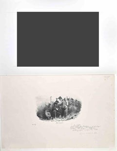 Solidaridad con los soldados - Litografía de Auguste Raffet - Finales del siglo XIX