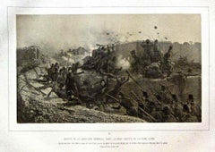 Sortie de la Garnison Romaine vers la... - Litografia di Auguste Raffet - 1854