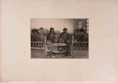 Tabagie en Orient - Lithograph by Auguste Raffet - 1838