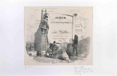 The Board - Lithograph by Auguste Raffet - 1836