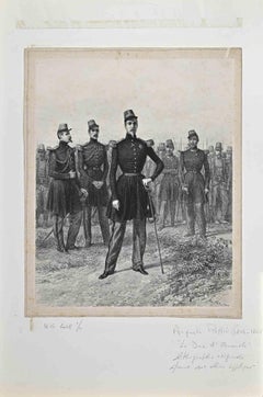 The Duke of Aumale - Lithograph by  Auguste Raffet - 1843