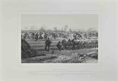 L'attacco francese - Acquaforte di Auguste Raffet - Fine del XIX secolo