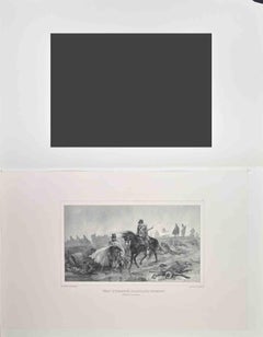 Trait of Humanity of Capitaine Peyronny - Lithograph by Auguste Raffet - 1837