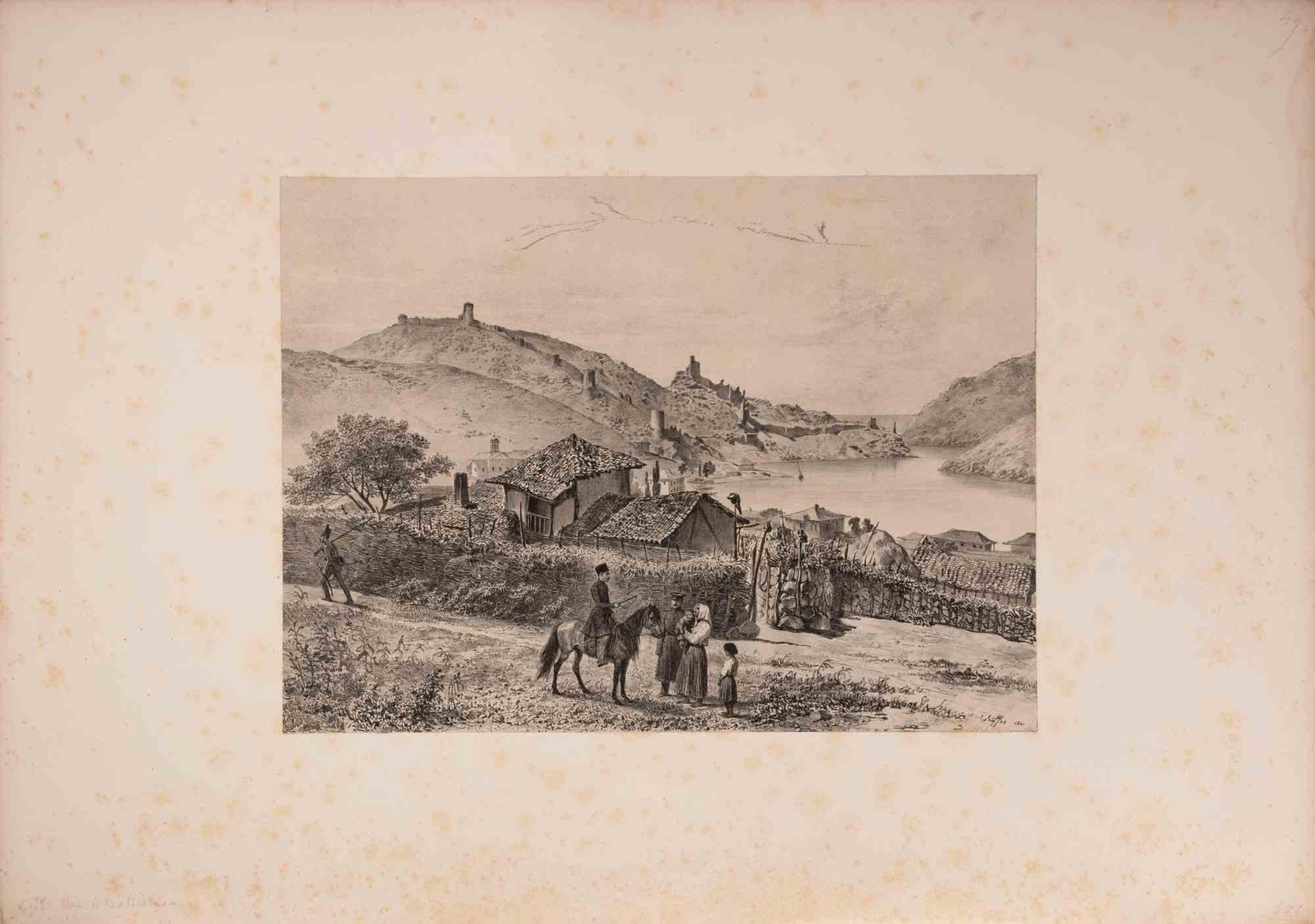 Lithograph on paper realized by Auguste Raffet in 1841.

It is part of the suite "Crimée".

Image dimension cm. 24x32.5.

Signed and dated in the plate.

Very good condition.

Auguste Raffet was a leading French lithographer and illustrator,