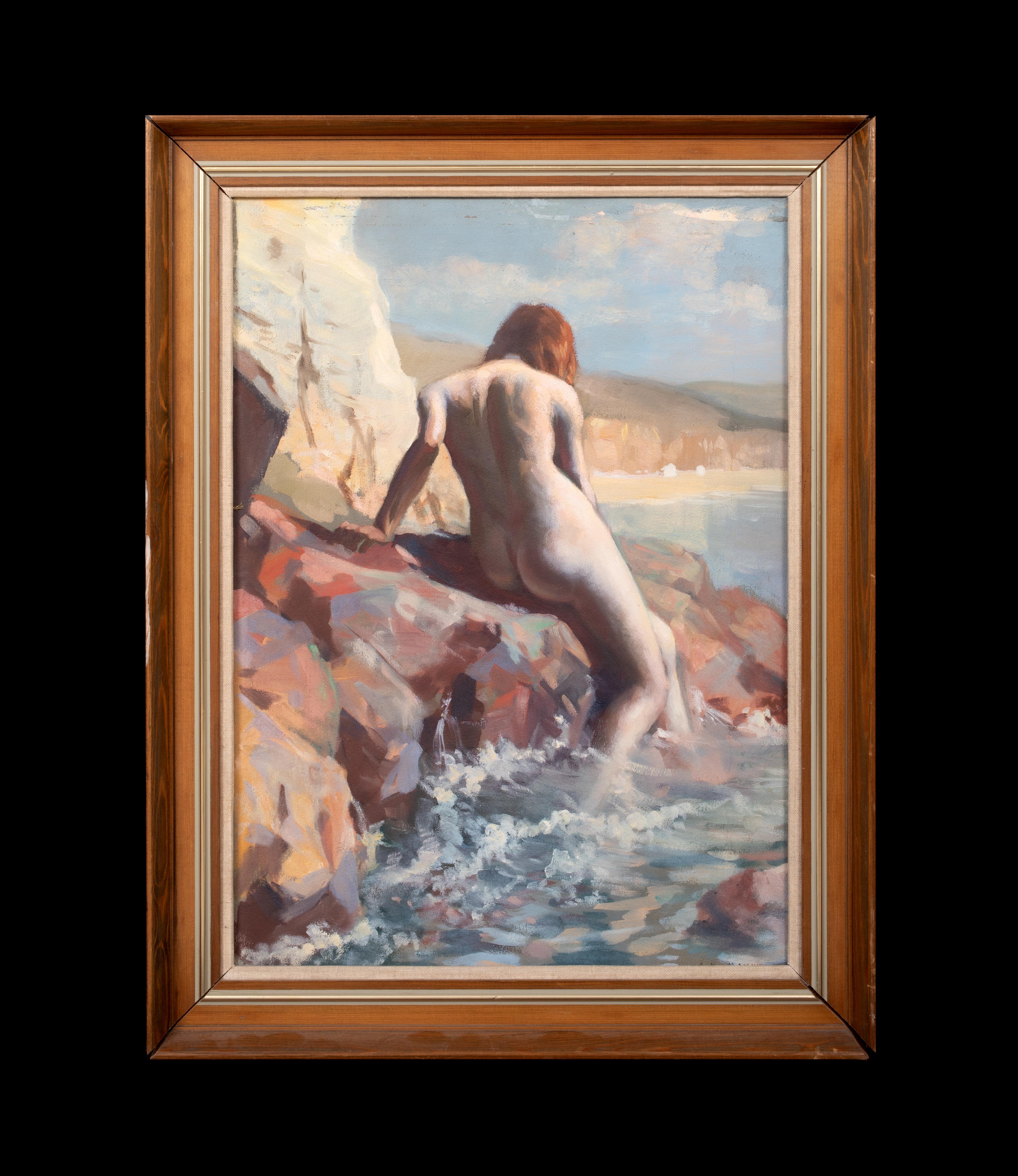 Nude On The Rocks early 20th Century circle of Pierre-Auguste Renoir (1841-1919) For Sale 2