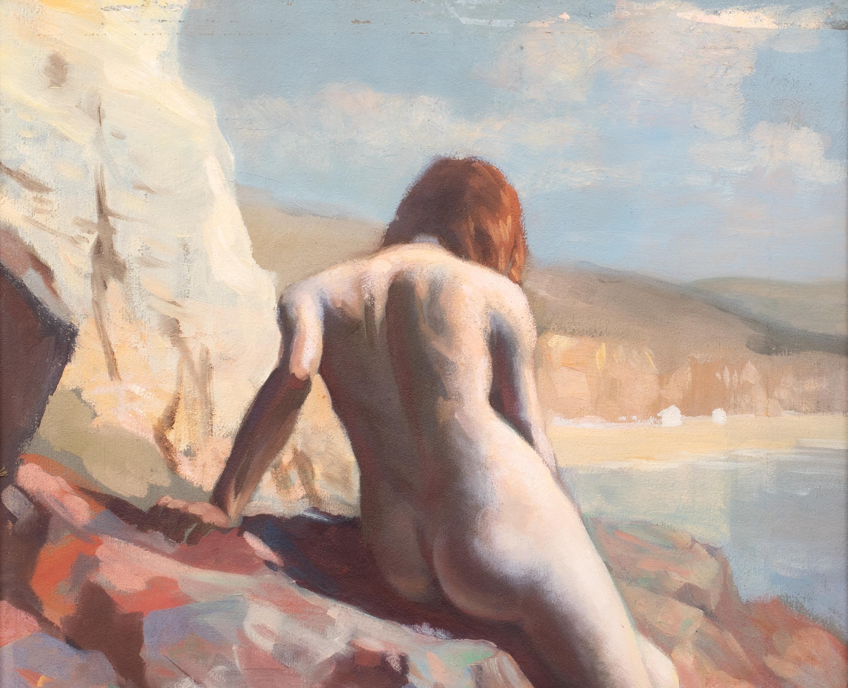Nude On The Rocks early 20th Century circle of Pierre-Auguste Renoir (1841-1919) For Sale 6
