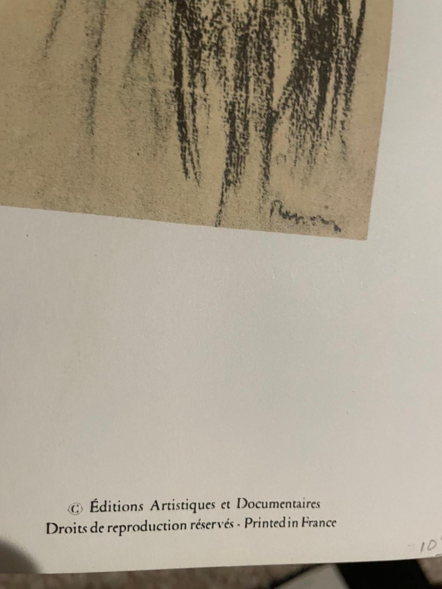 Jeune Fille au Chapeau ( Joven con sombrero) de Auguste Renoir --litografía en venta 3