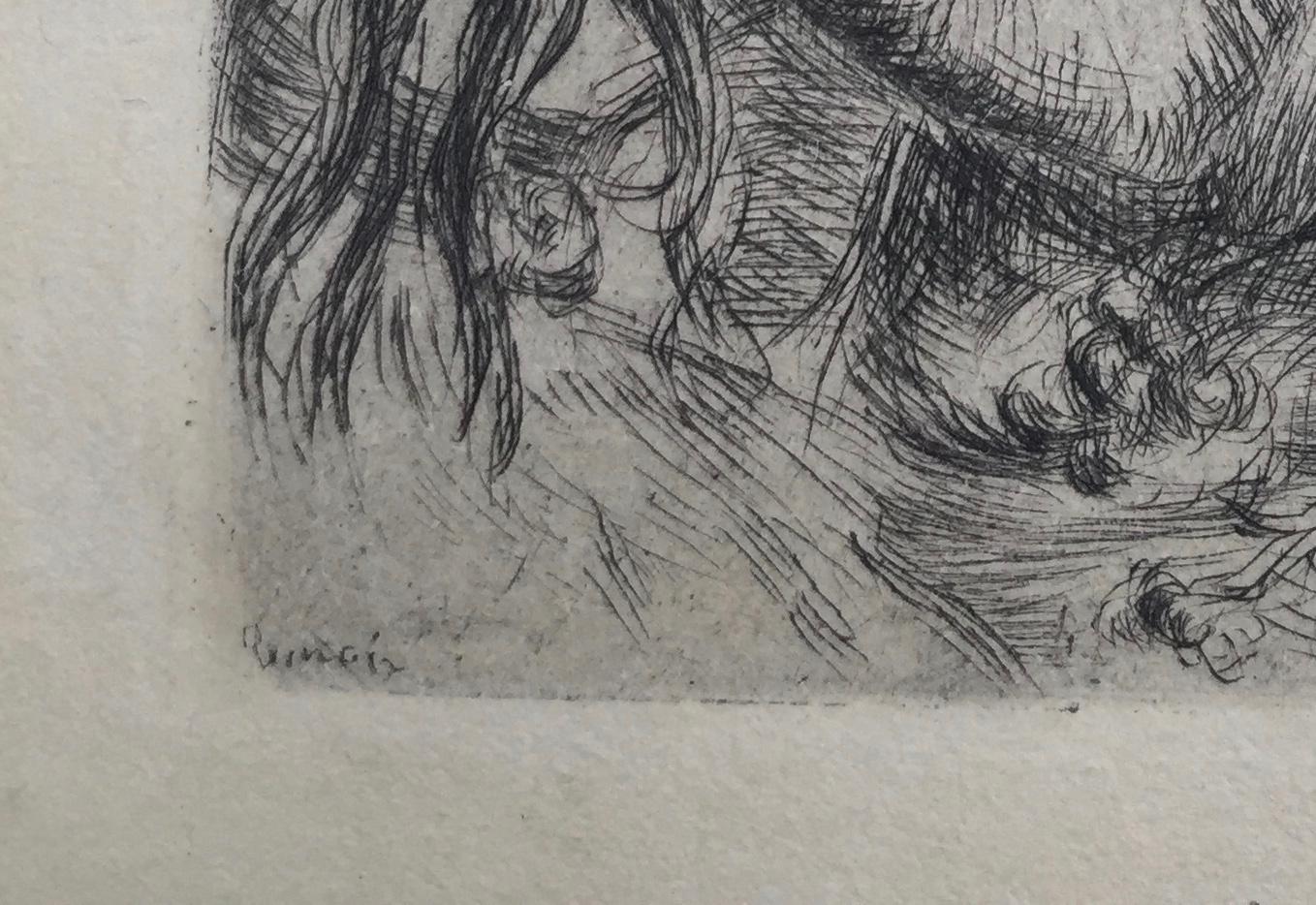 Le Chapeau Epinglé (The Hat Secured with a Pin) - Print by Auguste Renoir