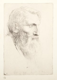 Alphonse Legros, Acquaforte impressionista di Auguste Rodin