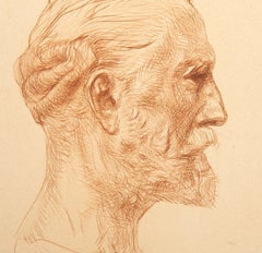 Antonin Proust (State Seven), Impressionist Etching by Auguste Rodin