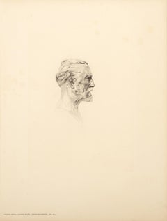 Antonin Proust (State Six), Impressionist Etching by Auguste Rodin