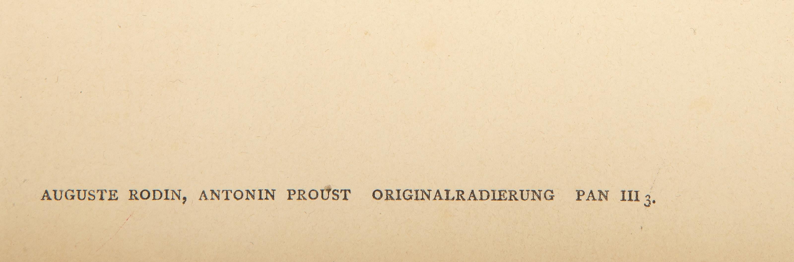 Antonin Proust (State Six), Impressionist Etching by Auguste Rodin For Sale 3