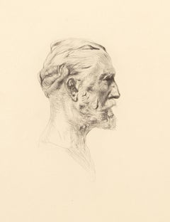 Antonin Proust (State Six), Impressionist Etching by Auguste Rodin