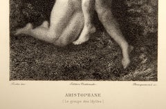 Aristophane, impressionistische Radierung nach Auguste Rodin