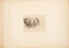Henri Becque, Modern Etching by Auguste Rodin