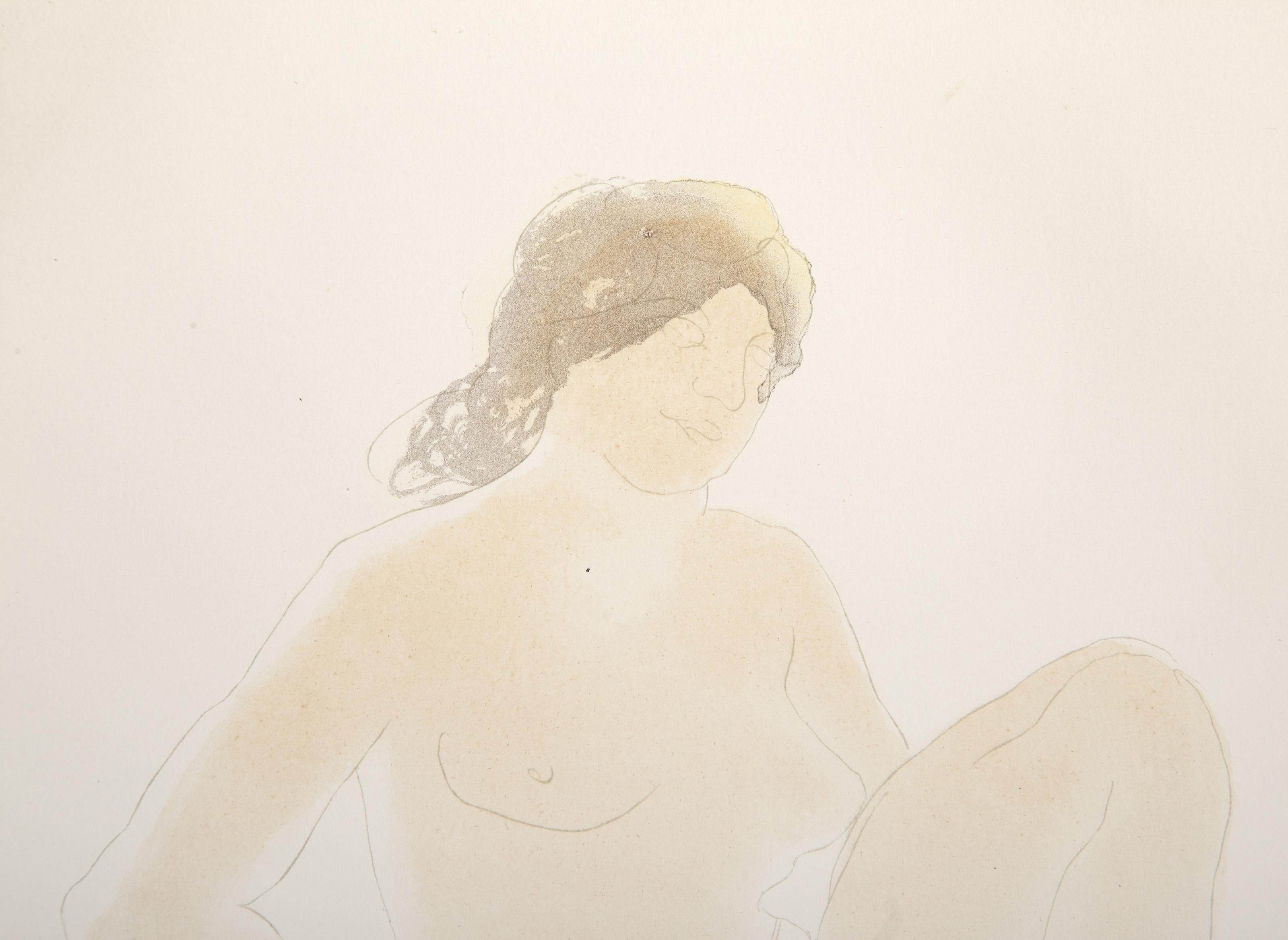 Jardin Des Supplices III, litografia impressionista di Auguste Rodin in vendita 1
