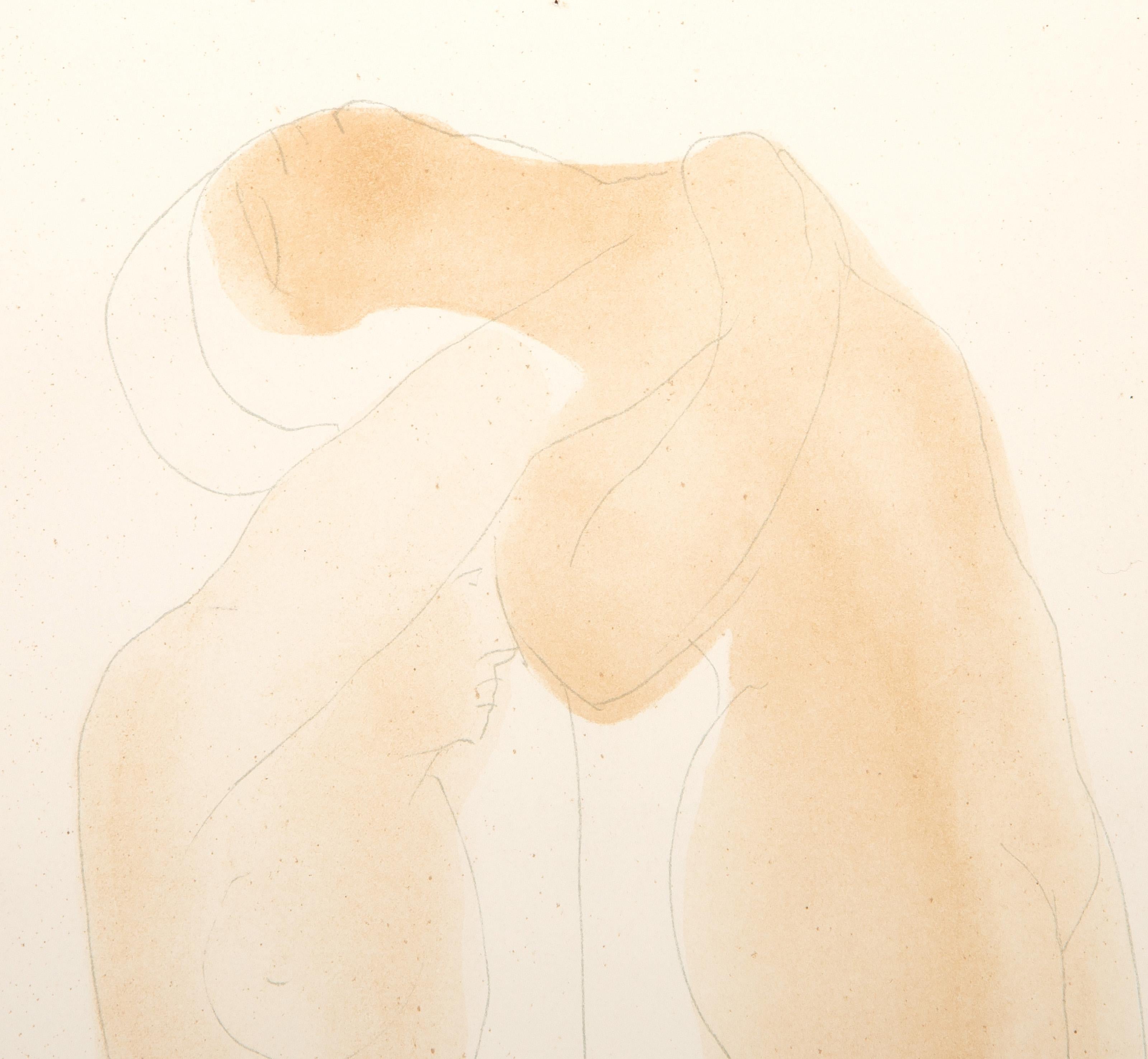 Jardin des Supplices IV, Modern Lithograph by Auguste Rodin For Sale 1