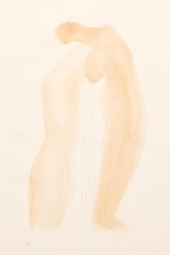 Jardin des Supplices IV, Modern Lithograph by Auguste Rodin