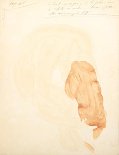 Jardin Des Supplices Plate X, Impressionist Lithograph by Auguste Rodin