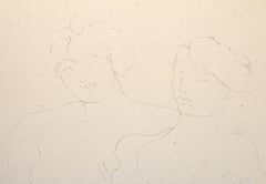 Jardin des Supplices Plate XXI, Impressionist Lithograph by Auguste Rodin