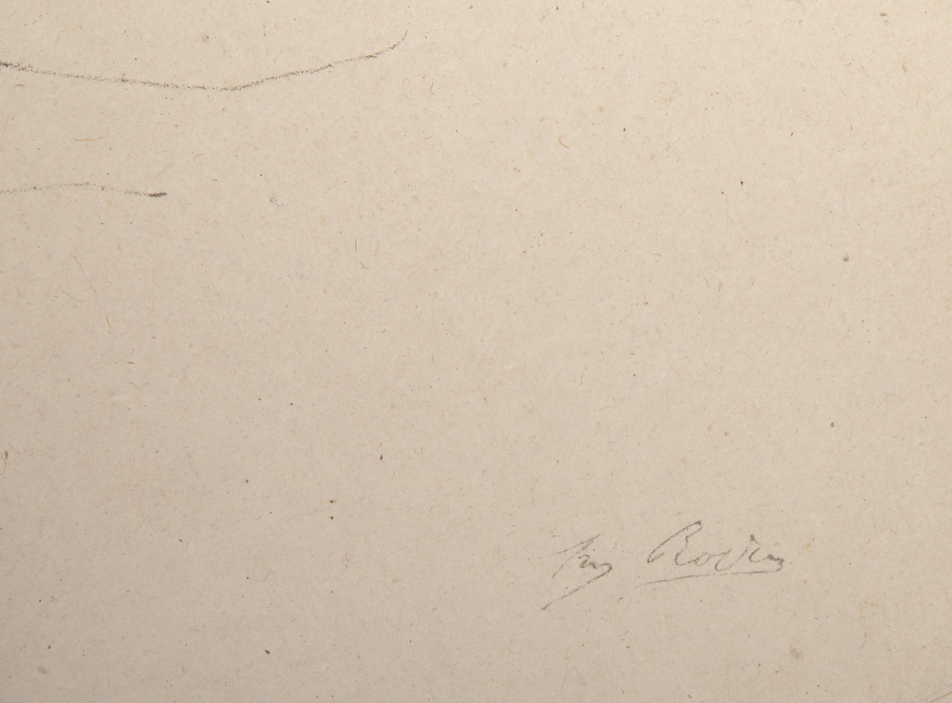 Jardin des Supplices Placa XXI, litografía impresionista de Auguste Rodin en venta 3