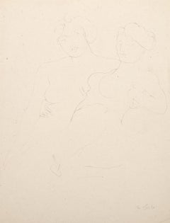 Jardin des Supplices Plate XXI, Impressionist Lithograph by Auguste Rodin