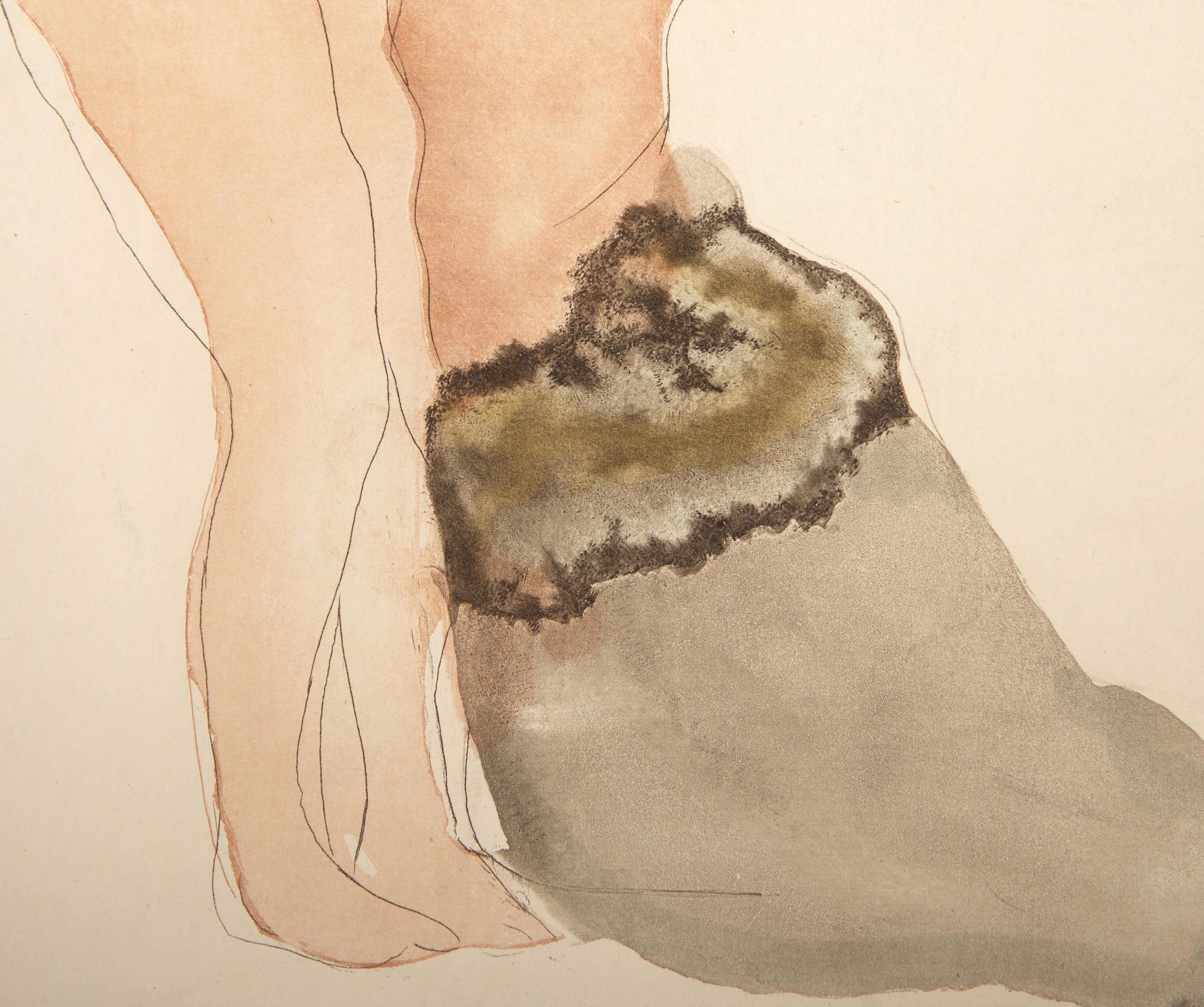 Jardin des Supplices V, lithographie moderne d'Auguste Rodin en vente 1
