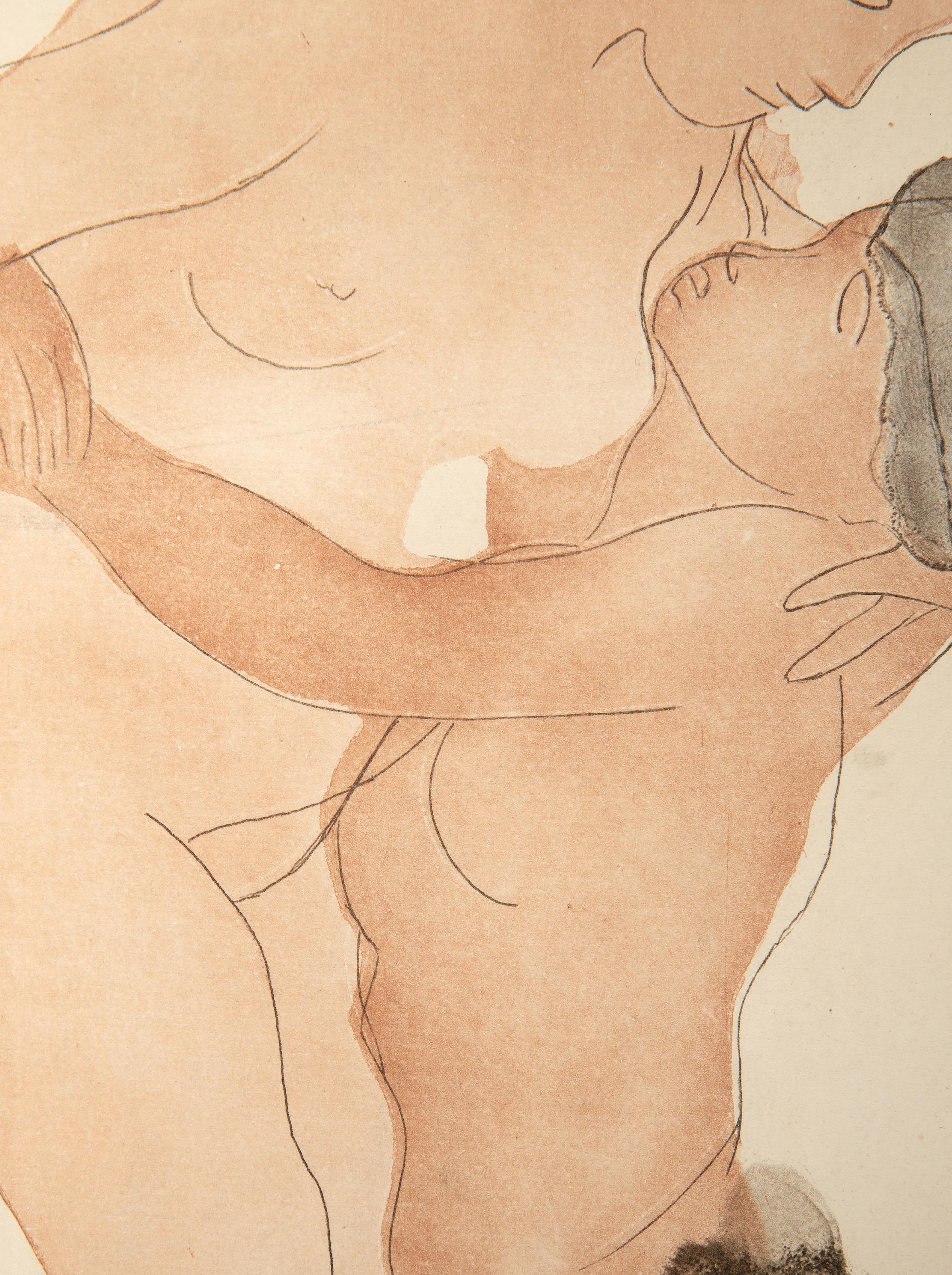 Jardin des Supplices V, lithographie moderne d'Auguste Rodin en vente 2