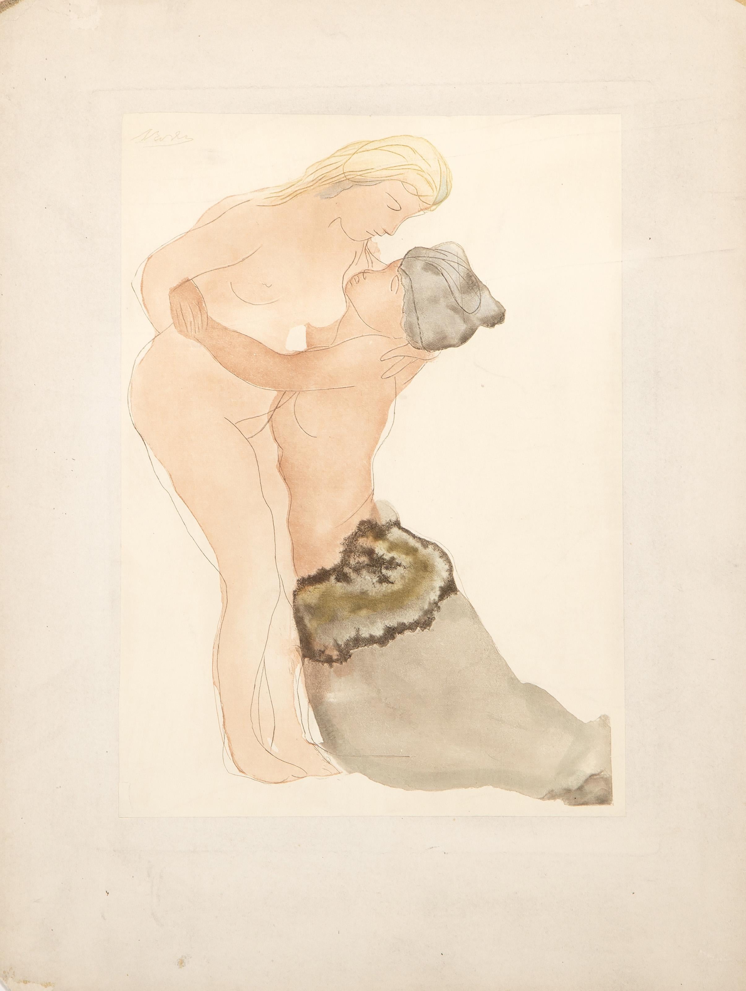 Jardin des Supplices V, lithographie moderne d'Auguste Rodin en vente 3
