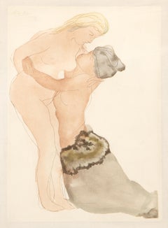 Jardin des Supplices V, Litografía moderna de Auguste Rodin