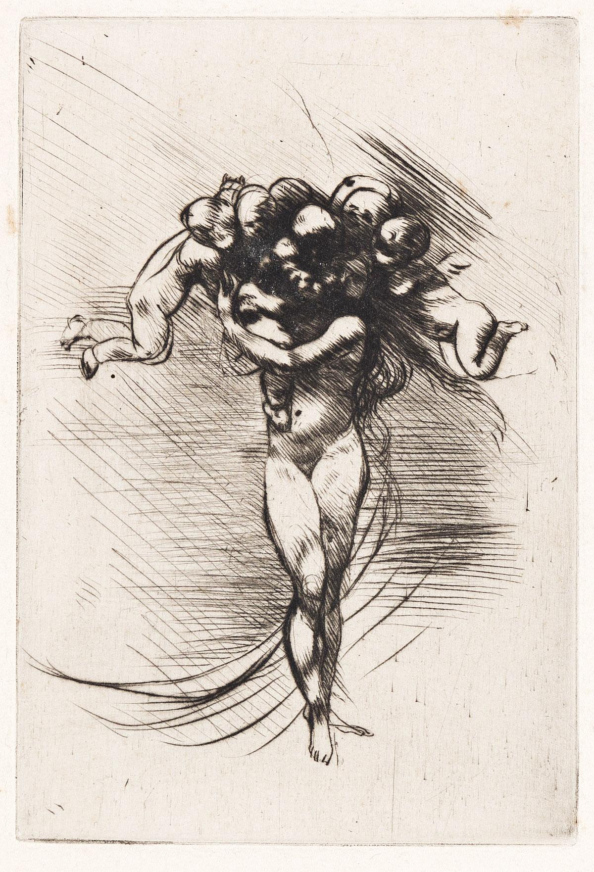 Auguste Rodin Figurative Print - Le Printemps