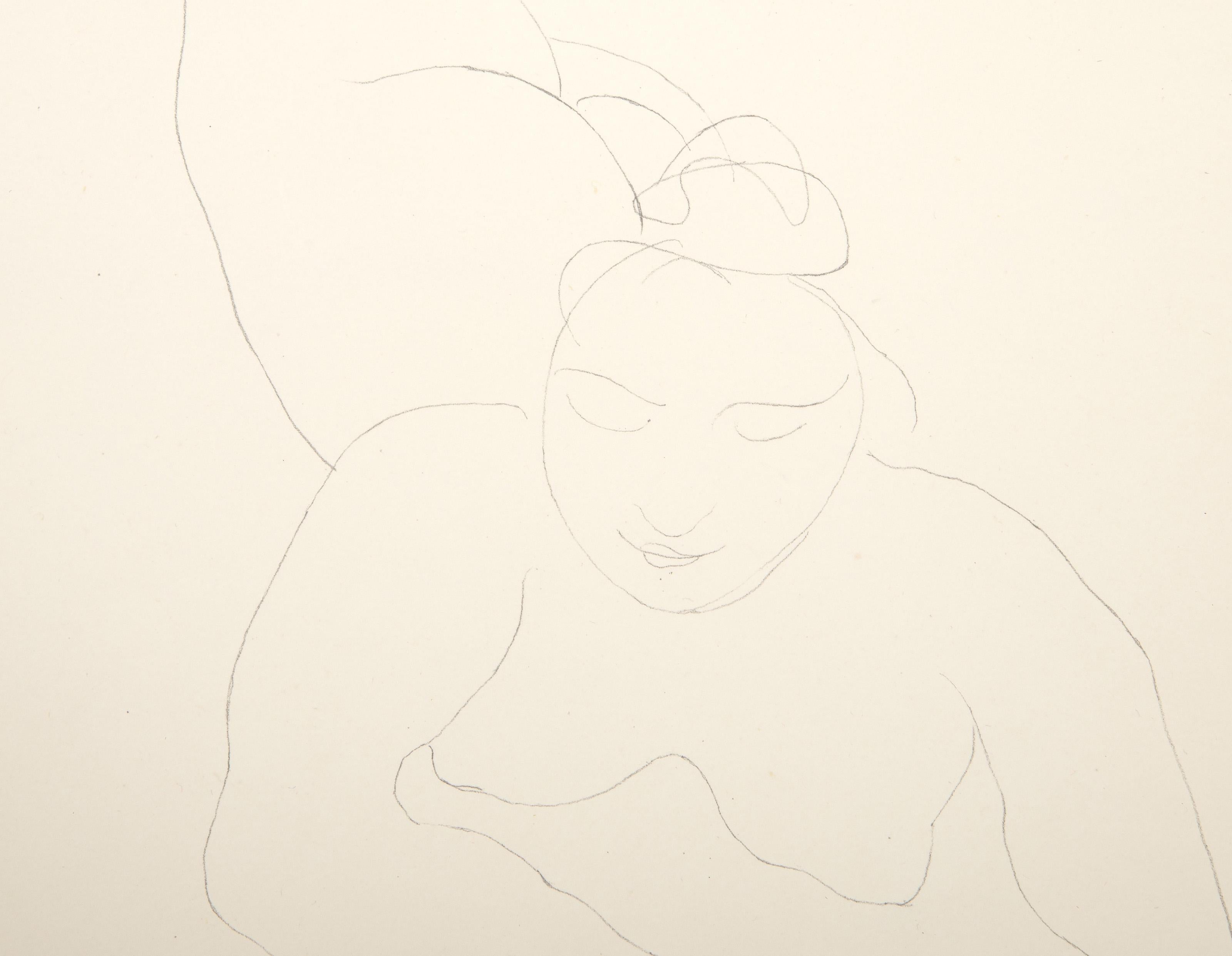  Auguste Rodin, Francés (1840 - 1917) - Mujer desnuda tumbada boca abajo, Año: 1899-1905, Técnica: Litografía, firmada en la plancha abajo a la izquierda, Tamaño: 32,39 x 24,77 cm (12,75 x 9,75 pulg.), Referencia: Thorson 129a, Descripción: De la