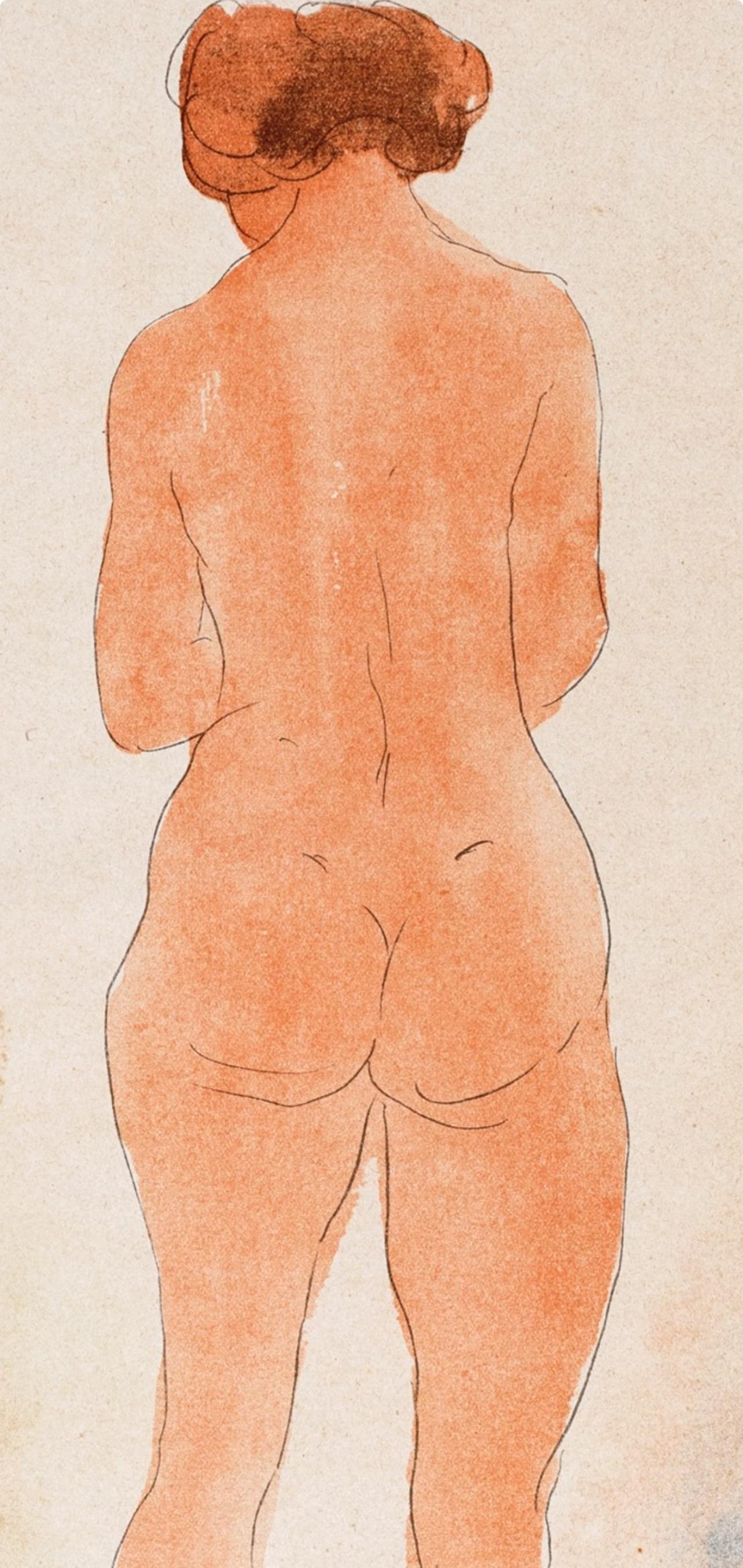 Rodin, Composition, Douze aquarelles de Auguste Rodin (after) For Sale 1