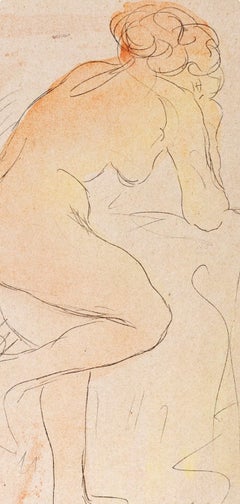 Francois Auguste Rene Rodin, Untitled, from Twelve Watercolors, 1920 (after)