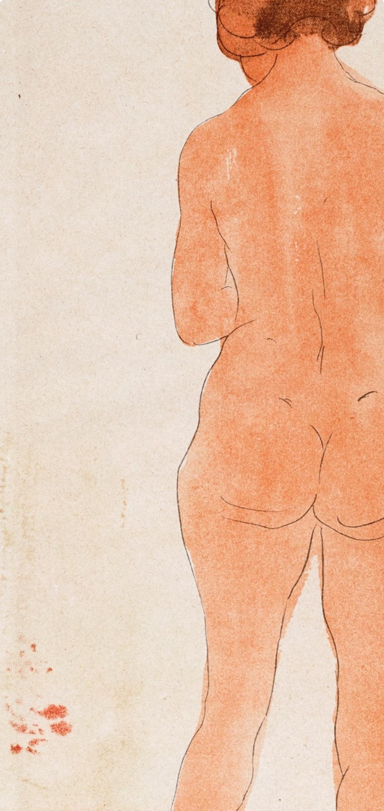 Rodin, Composition, Douze aquarelles de Auguste Rodin (after) For Sale 2