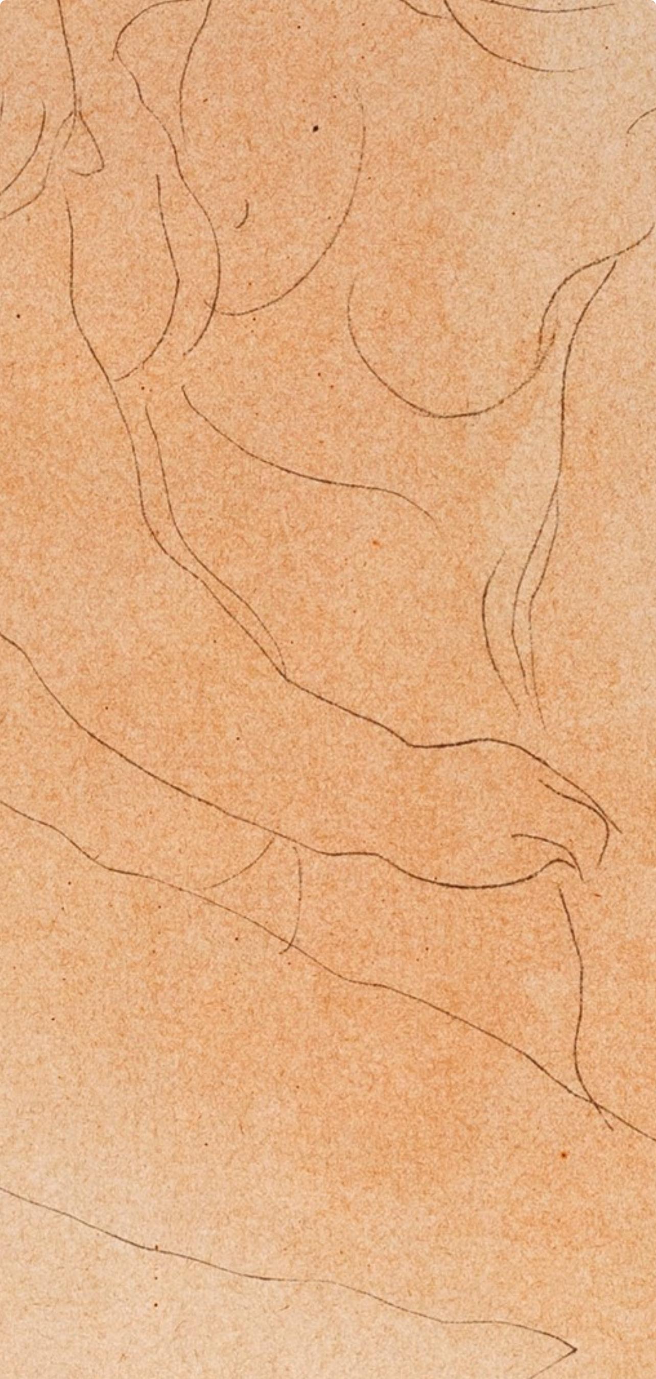 Rodin, Composition, Douze aquarelles d'Auguste Rodin (après) en vente 3