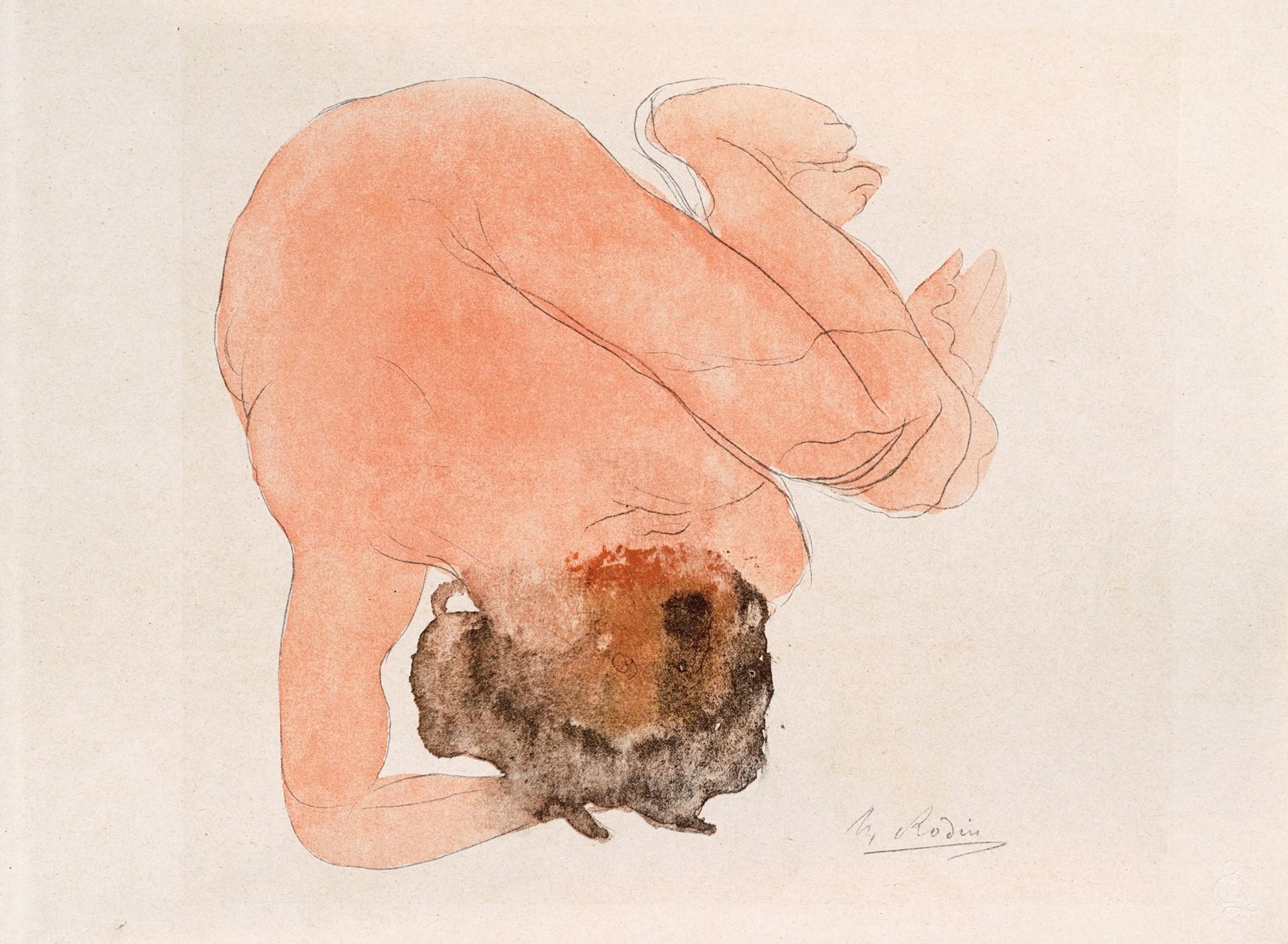 Rodin, Composición, Douze aquarelles de Auguste Rodin (after) en venta 4