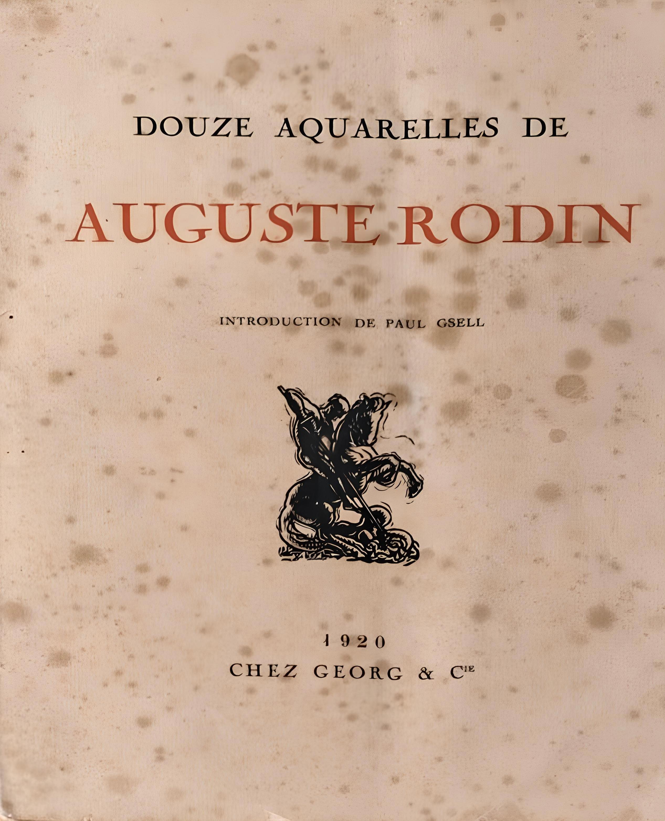 Rodin, Composición, Douze aquarelles de Auguste Rodin (after) en venta 5
