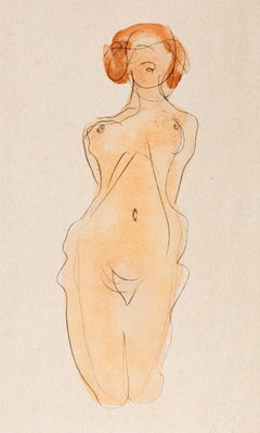 Rodin, Composition, Douze aquarelles de Auguste Rodin (after)