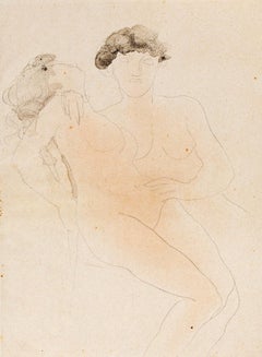 Rodin, Composition, Douze aquarelles de Auguste Rodin (after)