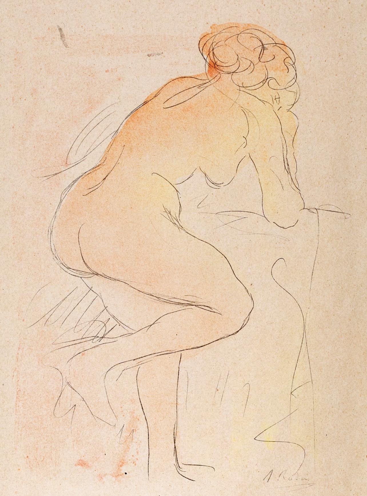 Rodin, Composition, Douze aquarelles d'Auguste Rodin (après)